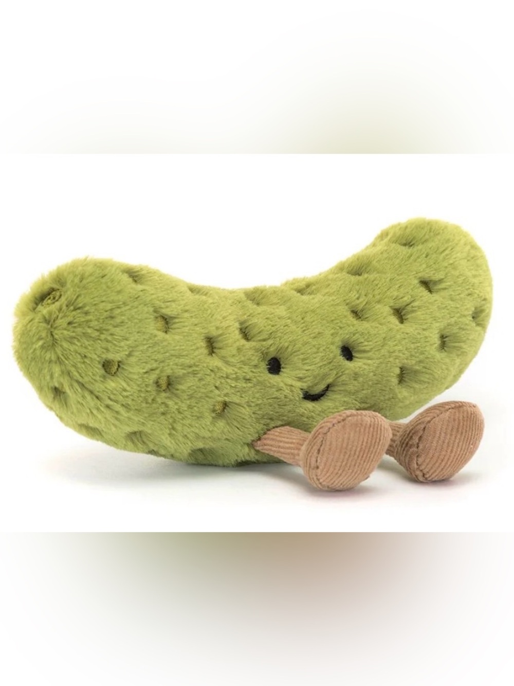 Jellycat Green Plush Pickle Buddy  Amuseables